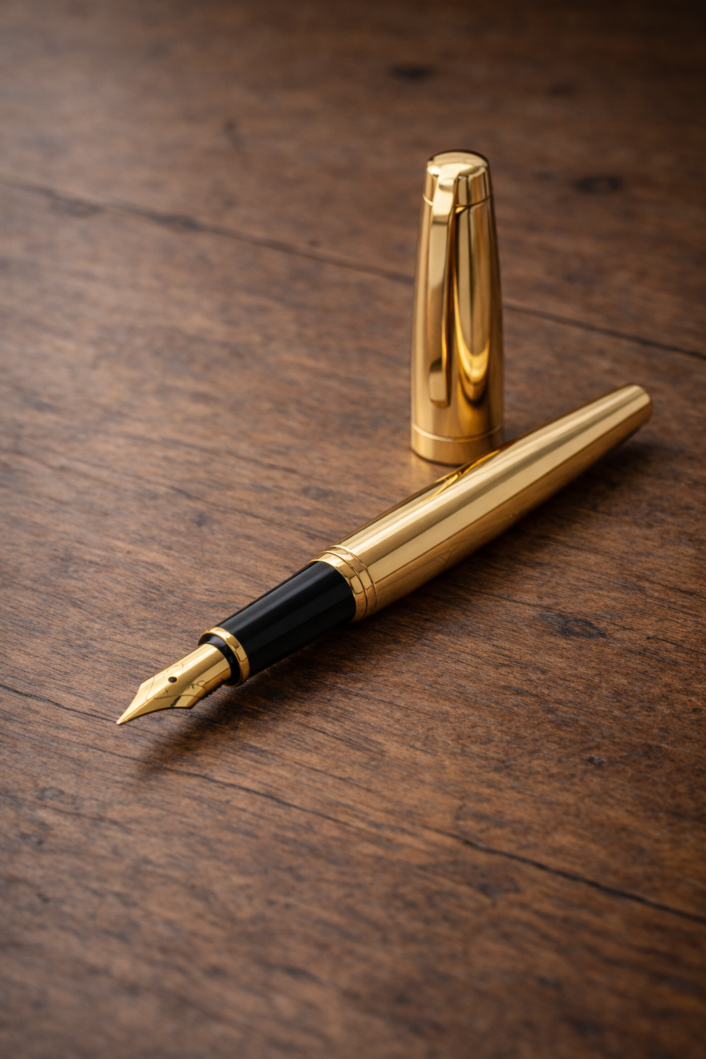 The Gilded Fountain Pen