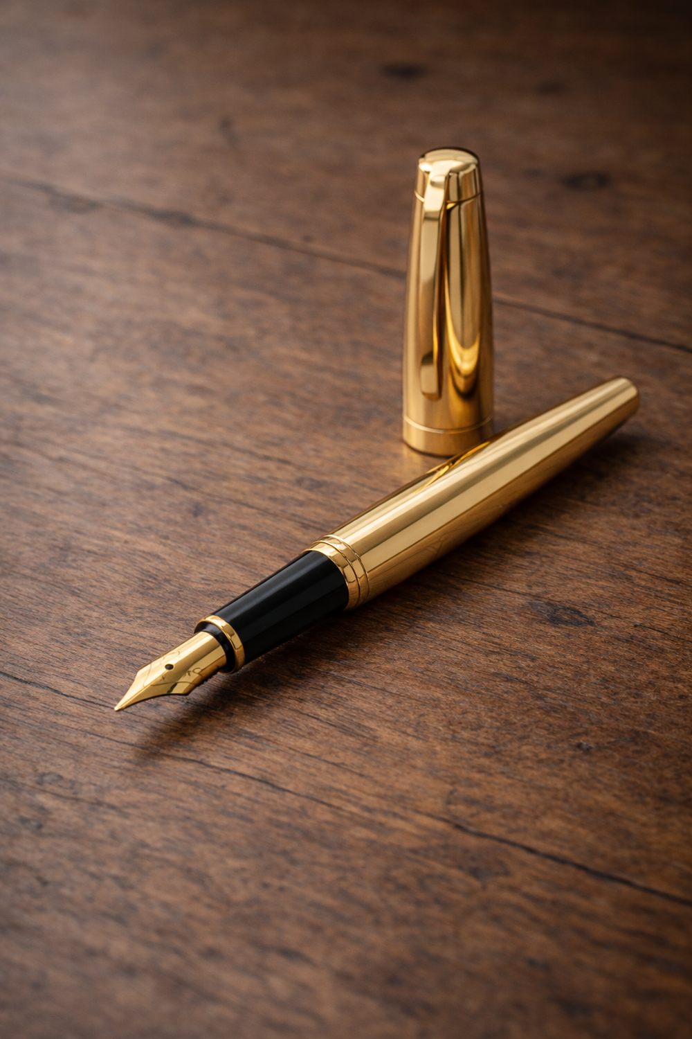 The Gilded Fountain Pen